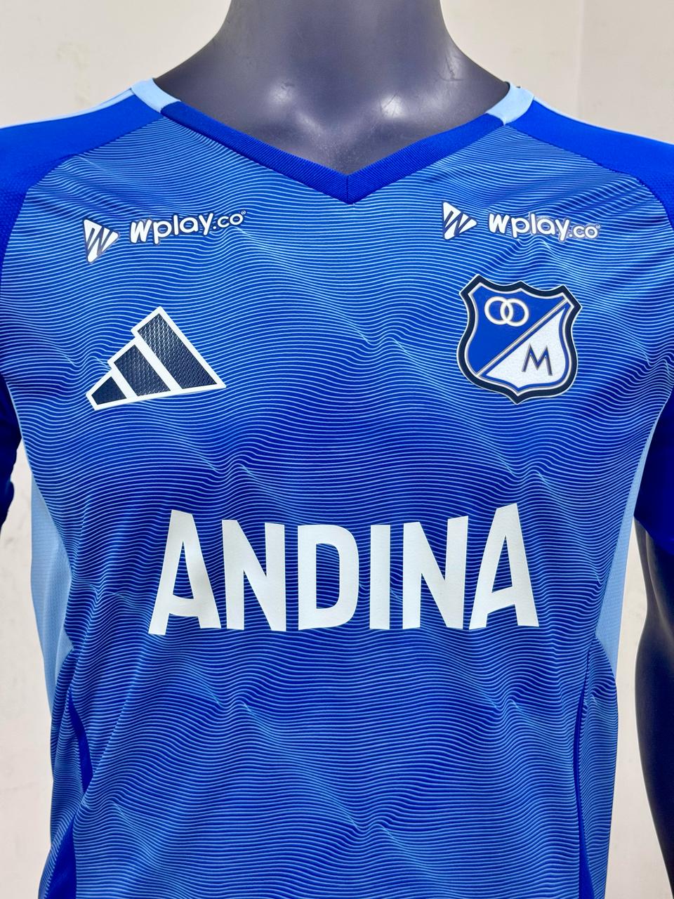 Camiseta Millonarios Azul 2025 – Edición Hincha Oficial