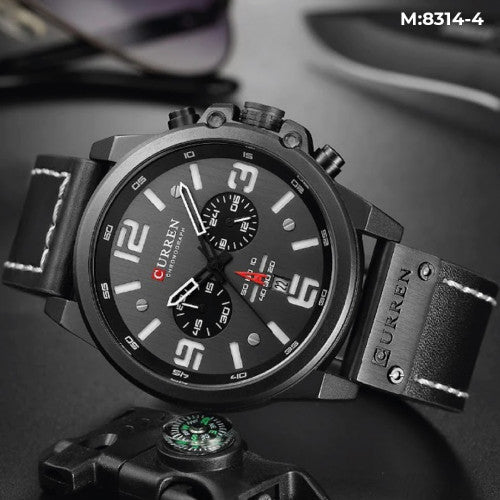 Curren M8314 – Reloj de Hombre con Pulso de Cuero | Elegancia y Comodidad que Te Acompañan Cada Día